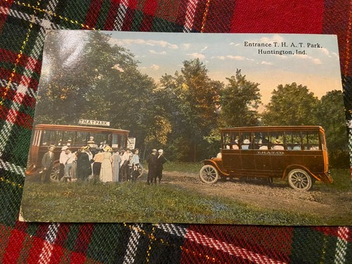 Postcard huntington in - postcard,