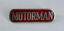 TRAIN MOTORMAN Enamel Pin