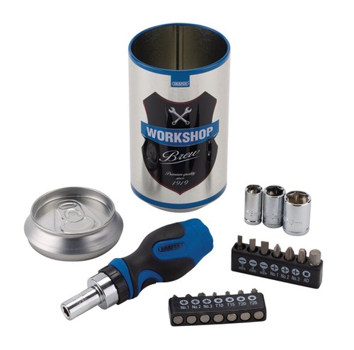 Draper 18pc screwdriver - 18pc, bit