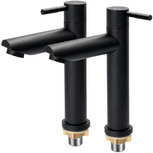 Twin hot cold sink taps - twin,
