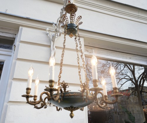 Antique high brass empire - antique,