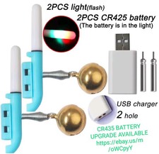 2 PCs LED Sea Fishing Rod Tip