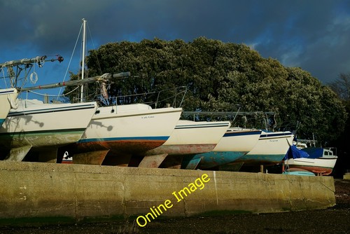 Photo 6x4 boats dell quay - at, a
