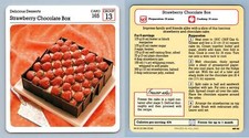 Strawberry Chocolate Box #165 - Desserts - My Favourite Recipes Cardmark Card