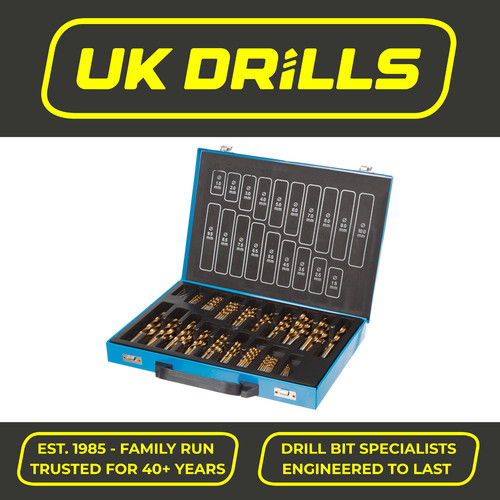 170pc piece titanium hss - 170pc, drill