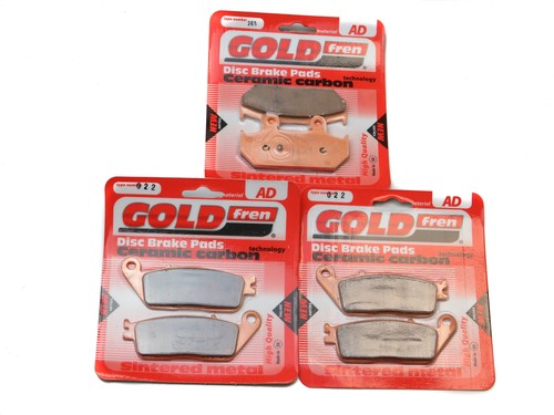 Brake pads front rear - &, for