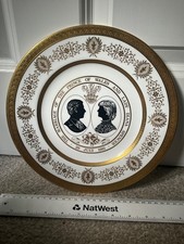 Rare Coalport  Charles & Diana Marriage Gilt Cabinet Plate 166/500 - VGC/MINT