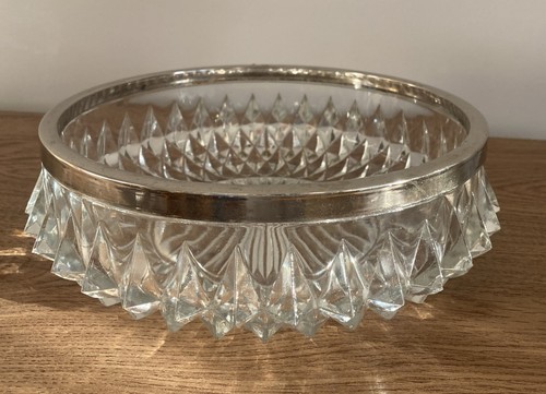 Vintage crystal glass fruit - vintage,