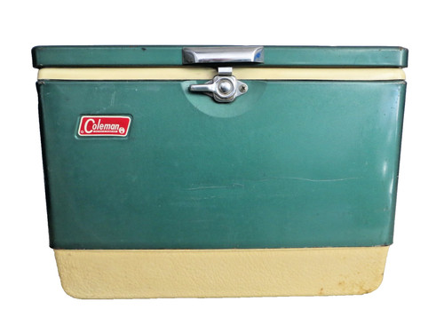 Vtg coleman steel - coleman, belted