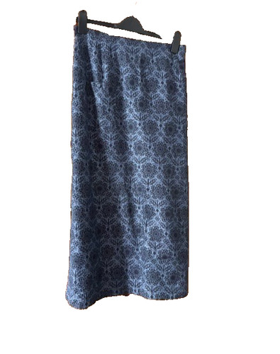 Seasalt blue patterned lined