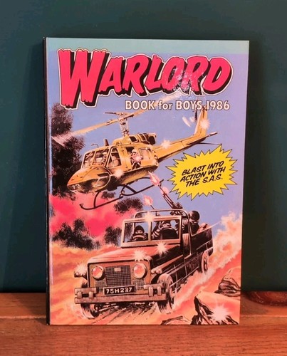 Warlord book for boys - book, 1986