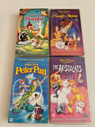 Disney vhs tape bundle in - bundle, x4