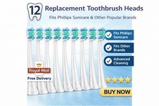 12 Compatable Toothbrush Heads