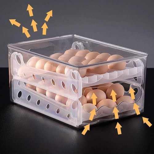 Egg holder storage box tray - box,