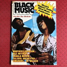 Black Music Magazine July 1976 Maxine Nightingale, Roy Shirley, Junior Walker