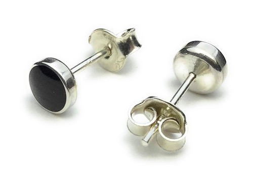 Whitby jet and - sterling, silver