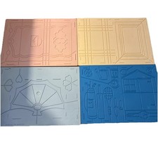 4 Embossing Boards Keepsake Craft - Double Sided- Pastimes, Dress To Impress…