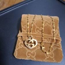 Gucci Heart Logo Lip Chain