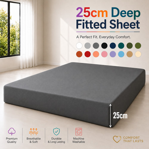 25cm fitted sheet - sheet, deep