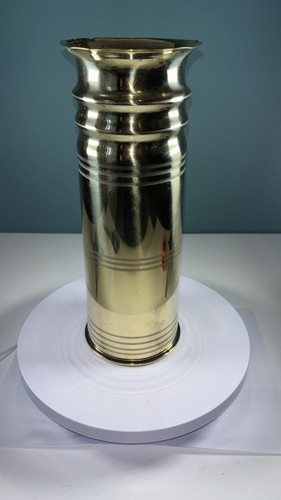 Brass artillery shell - , case