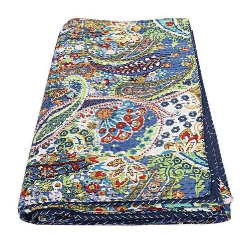 Handmade vintage kantha quilt - handmade,