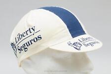 Vintage Liberty Seguros Cotton Cycling Cap - Spanish L'Eroica 80s/90s Headwear