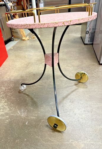 Vintage keystone lamp tray - lamp, tea