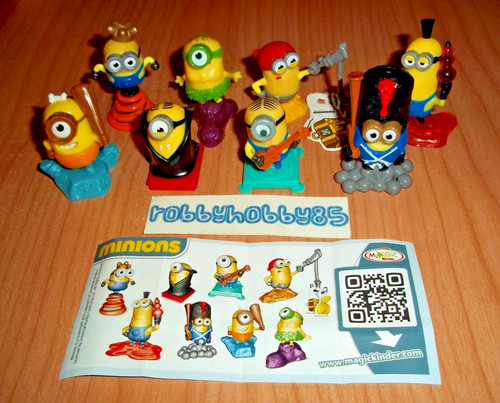 Minions complete set 8 - set, of