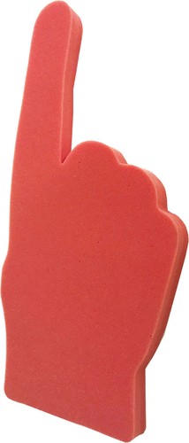 Blank foam finger hand - blank,