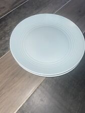 4X GORDON RAMSAY TEAL BLUE MAZE ROYAL DOULTON 11" DINNER PLATES PLATE