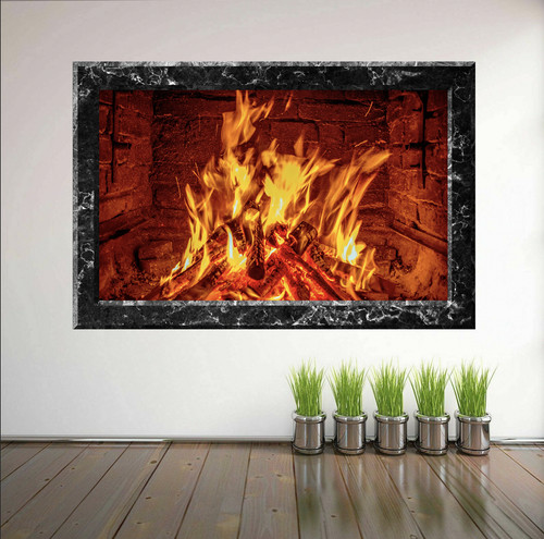 Fireplace surround fire marble - fireplace,