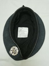 Genuine British Issue Royal Air Force Blue Wool Beret & RAF QC Cap Badge