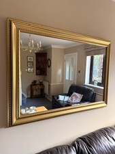 Large Gold Ornate Mirror
