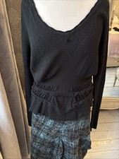 High Use Claire Campbell Wool Jumper Size M Black