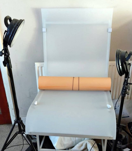 Portable photo studio setup - photo,