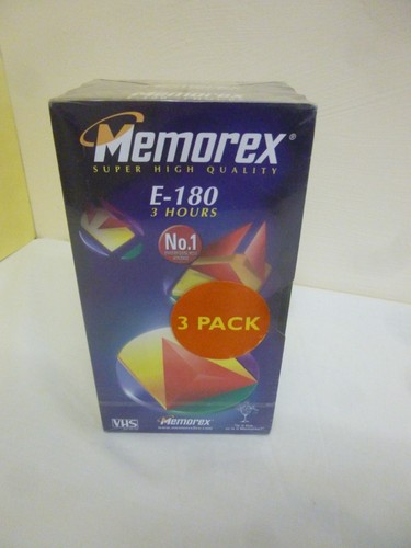 Vhs blank tapes memorex - memorex, shq