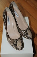 LK Bennett Shilo shoes, snake print leather , size UK5(EU38)