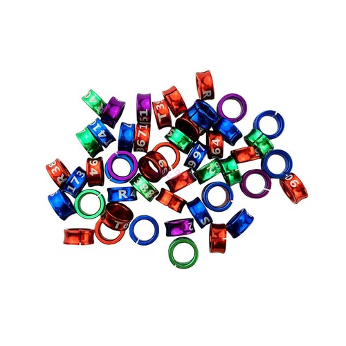50pcs split aluminium bird - 50pcs,