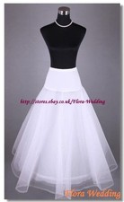 Spandex Waistband 1 HOOP Wedding PETTICOAT/Bridal UNDERSKIRT/CRINOLINE,S-XL