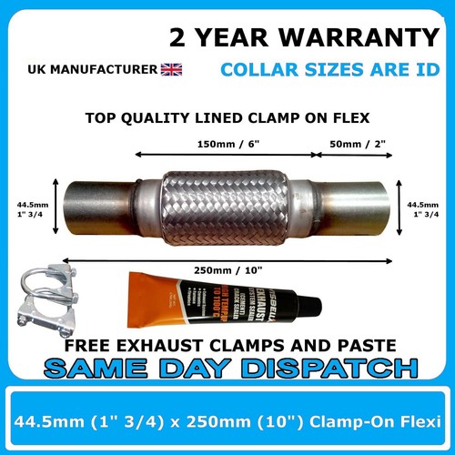 Clamp 45mm 250mm exhaust - clamp,