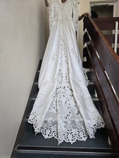 Benjamin Roberts 1980 Satin Wedding Dress