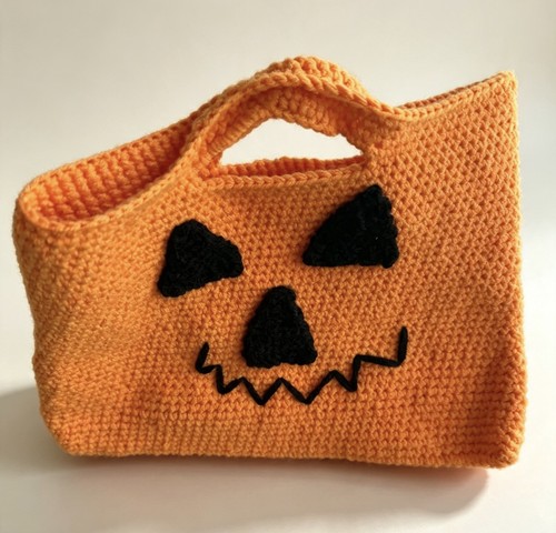 Halloween crochet lantern - halloween,