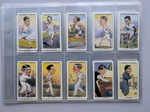 Cigarette cards churchman - cards, churchman's