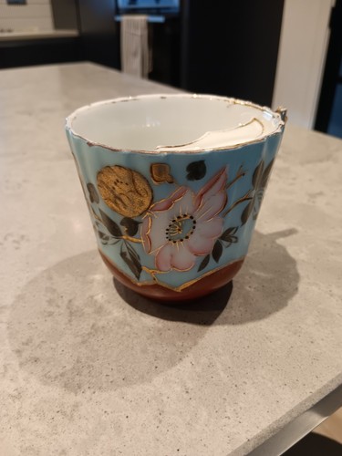 Antique bone china mug - antique,