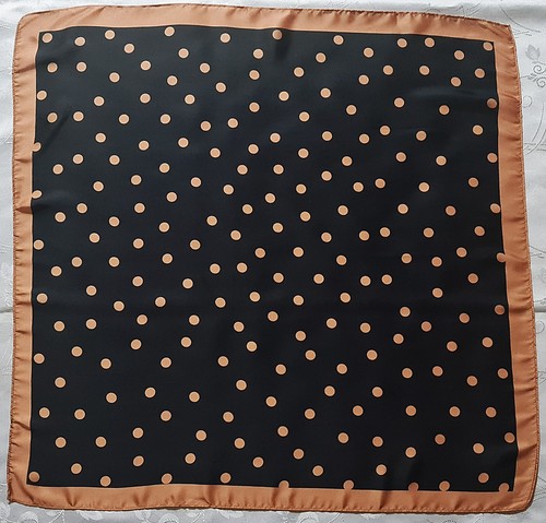 Scarf vintage authentic polka - scarf,