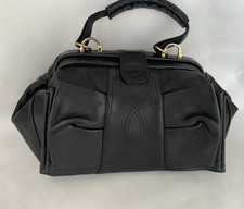 SOFT BLACK LEATEHR STYLISH MODALU LONDON BAG