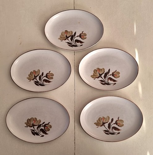 Denby windflower oval - x5, side