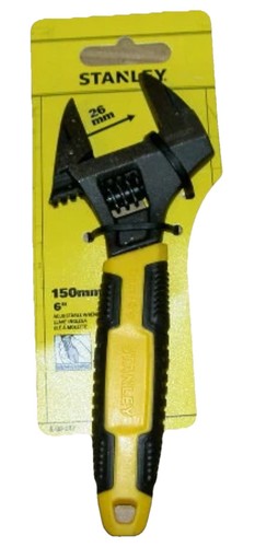 Stanley adjustable wrench 6in - stanley,