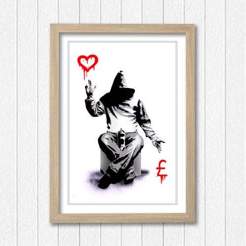 Banksy love money graffiti - banksy,