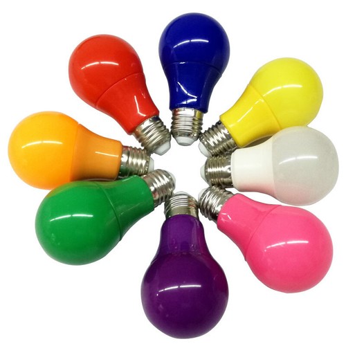 Multicolored e27 screw a50 - screw, led